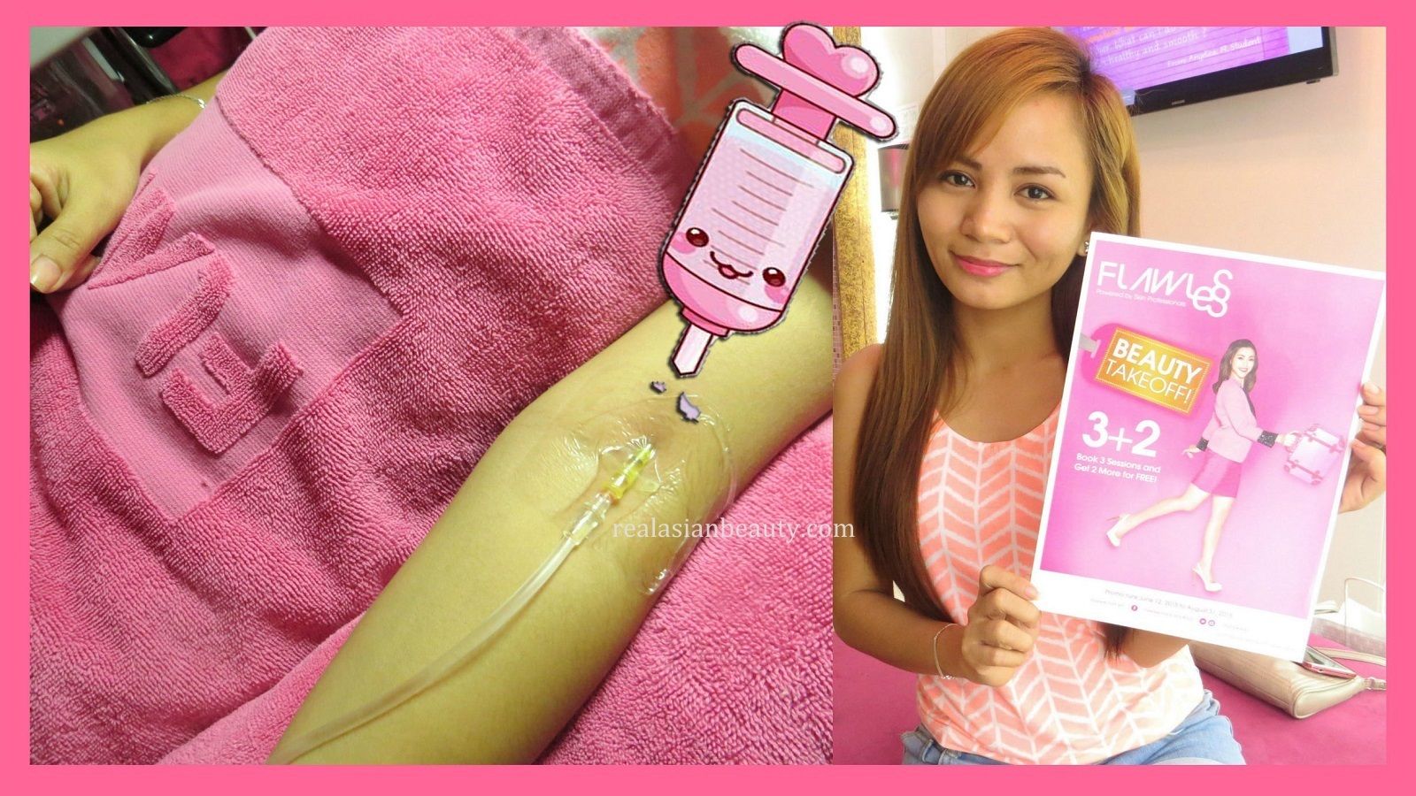 Real Asian Beauty Intravenous Glutathione Flawless Beauty Drip (IV